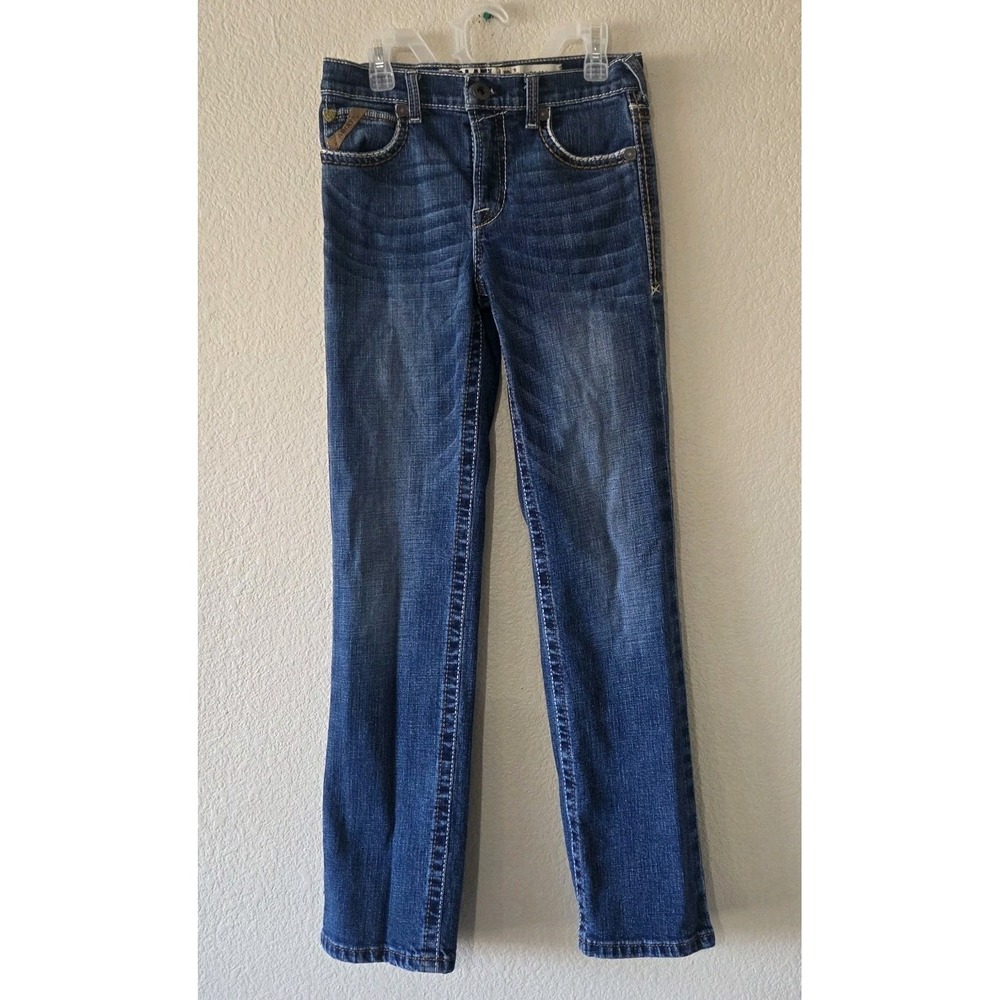 Ariat Boys Size 12 B5 Slim Fit Jeans Medium Wash Denim